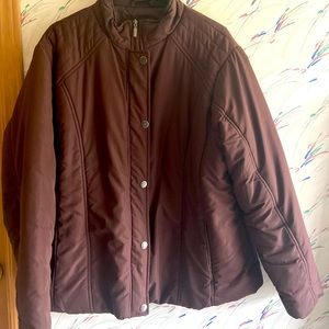 La Mode Plus Jacket Brown Pre owned